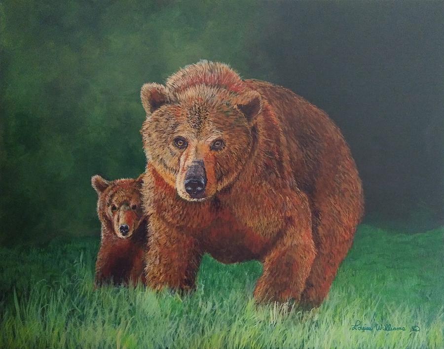 Animal Painting - Training Day by Louise Williams