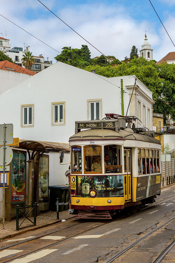 Tram #564 in Lisbon Photograph by W Chris Fooshee