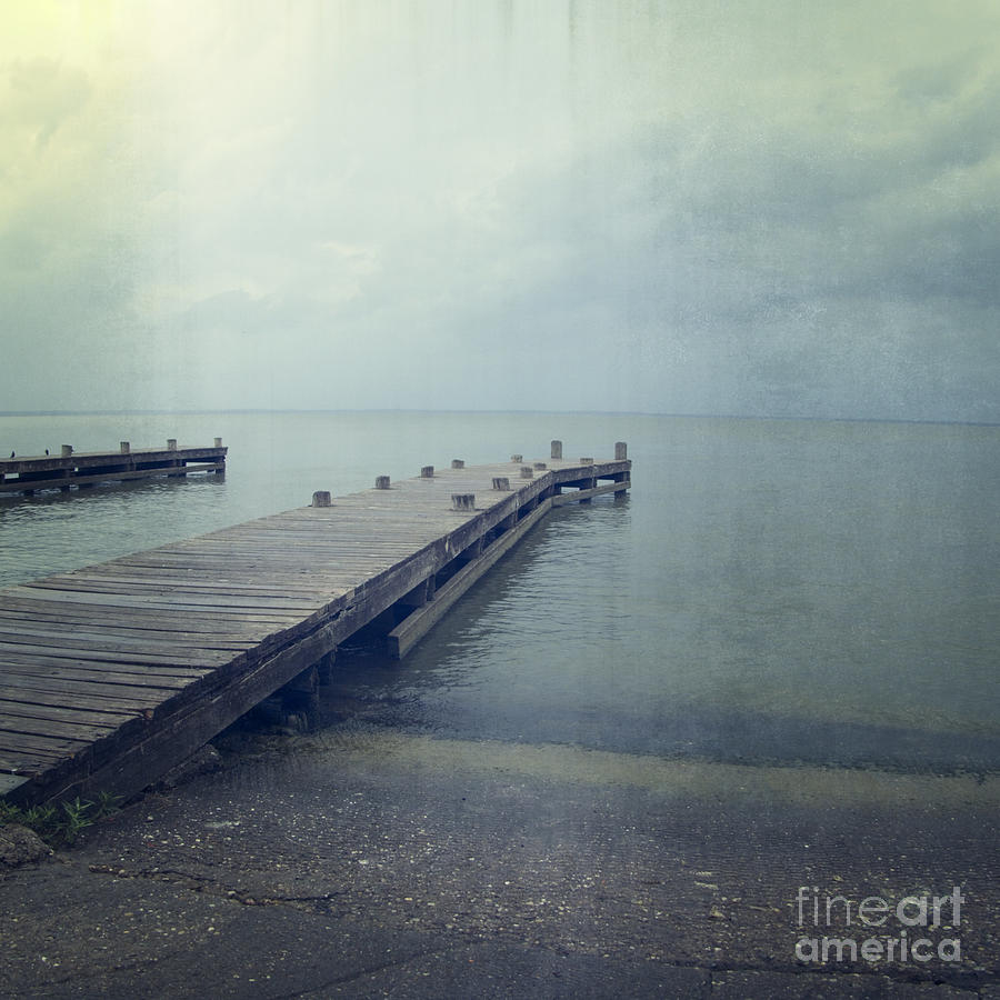 Tranquil Blue Dreams - Square Format Photograph by Ella Kaye Dickey