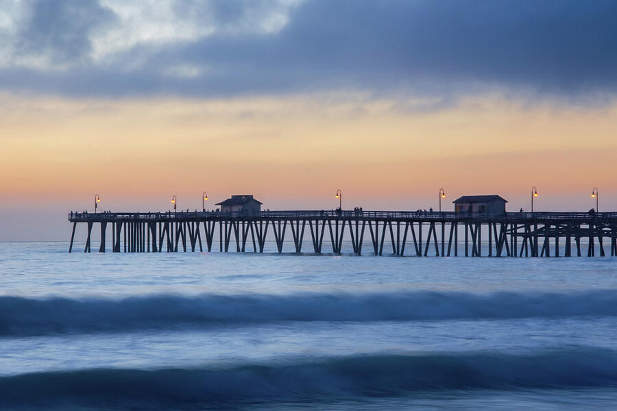 Tranquil Evening by the San Clemente Pier Coast Photograph by Rebecca Herranen Tranquil Evening by the San Clemente Pier Coast Photograph by Rebecca Herranen