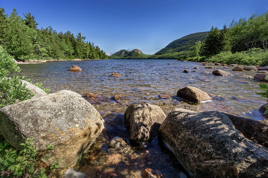 Tranquil Lake In Acadia National Park Photograph by Charles Collard ...