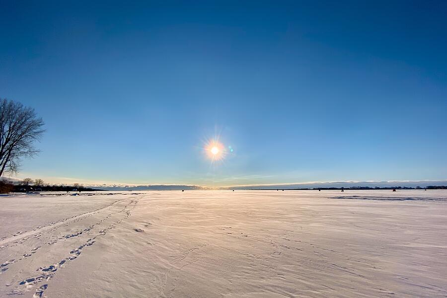Tranquil Trails A Winters Glow Across the Snowy Expanse Photograph by Travel Essayist Tranquil Trails A Winters Glow Across the Snowy Expanse Photograph by Travel Essayist