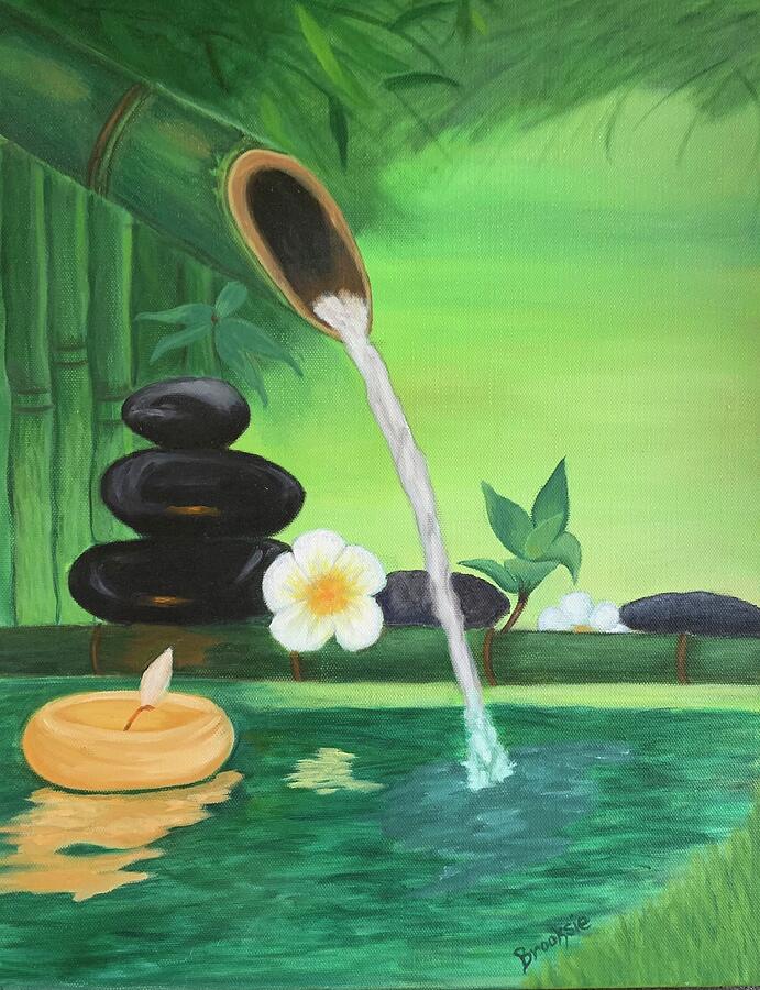 Nature Painting - Tranquility by Brooksie Steinman