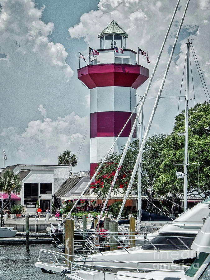 Tranquility by Harbour Town Lighthouse Photograph by Amy Dundon
