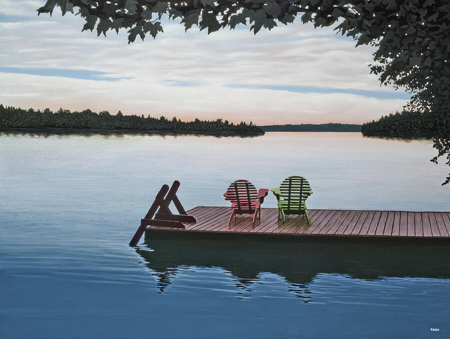 Tranquility Painting by Kenneth M Kirsch Tranquility Painting by Kenneth M Kirsch
