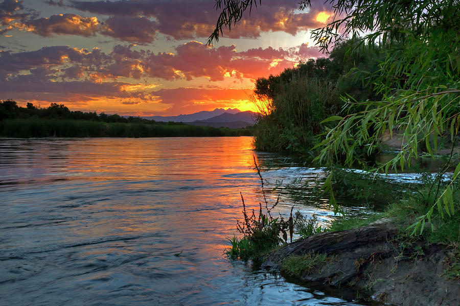 Tranquility on the Salt River  Photograph by Sue Cullumber