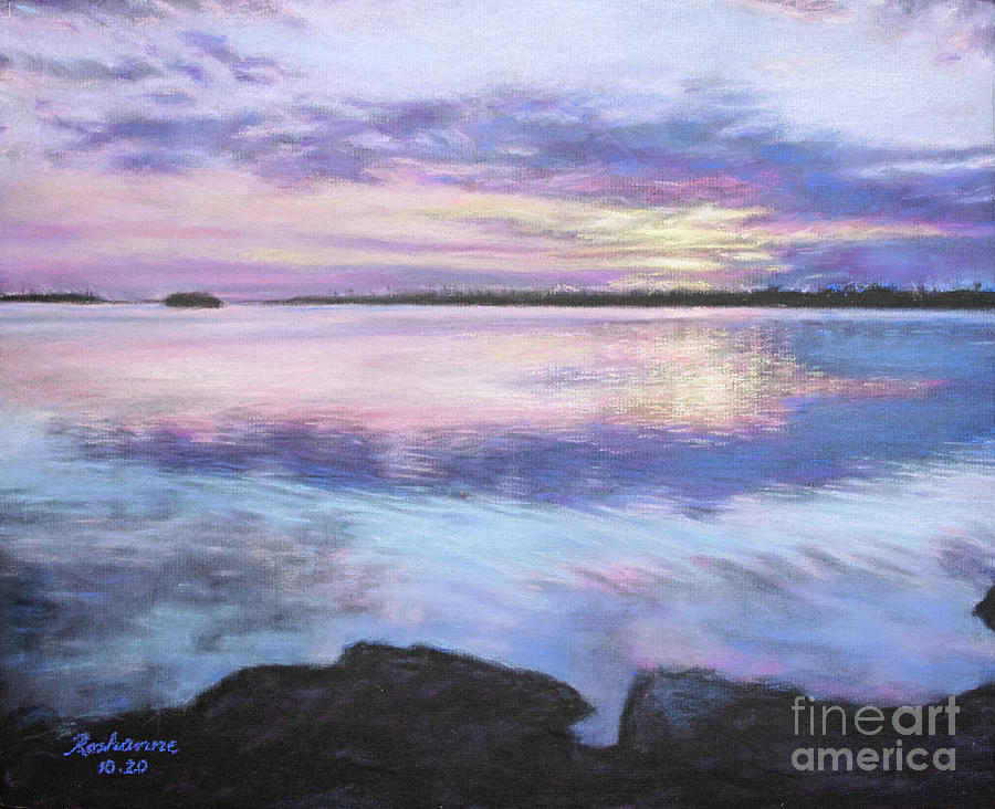 Tranquility Pastel by Roshanne Minnis-Eyma Tranquility Pastel by Roshanne Minnis-Eyma
