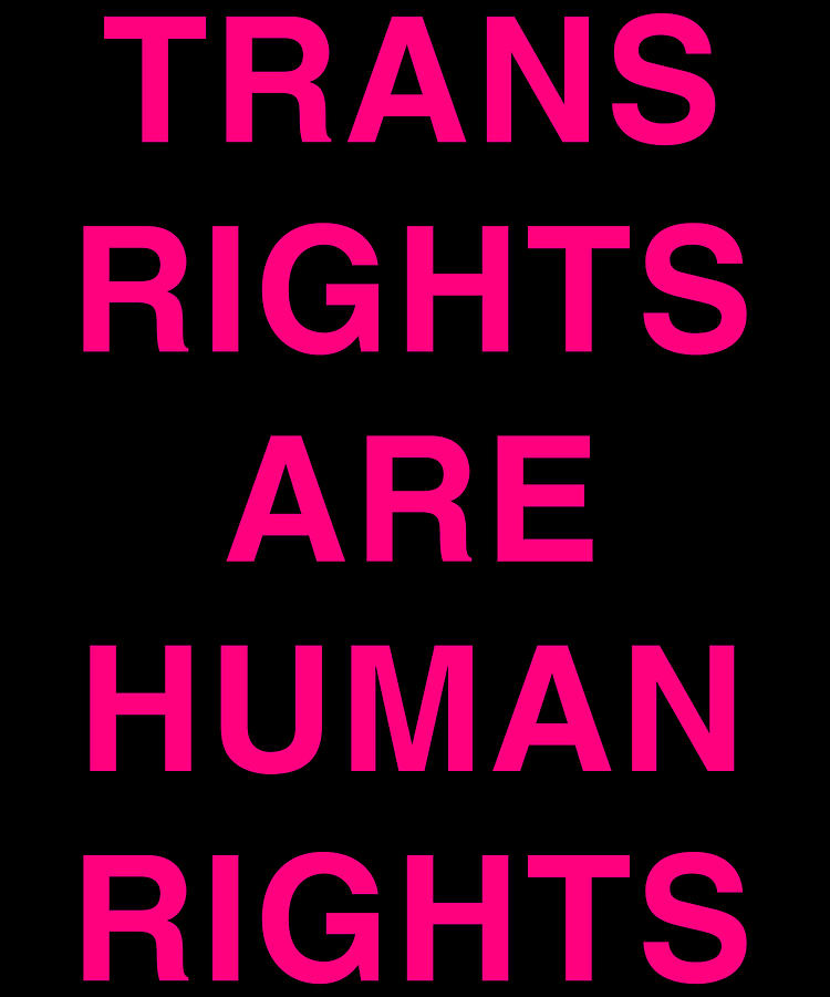 Trans Rights Are Human Rights Digital Art by Flippin Sweet Gear