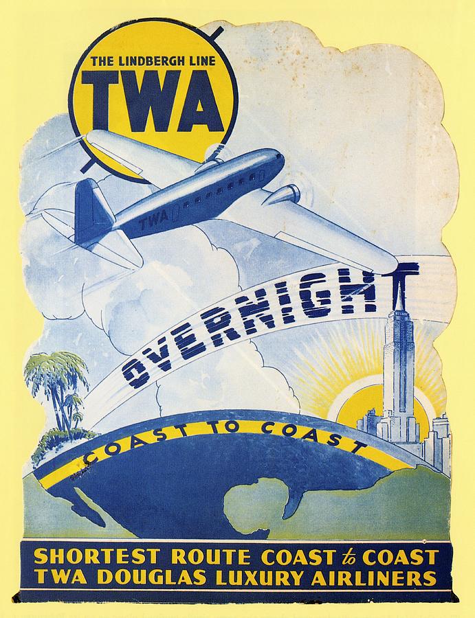 Trans-world Airlines 1934 Drawing by Granger
