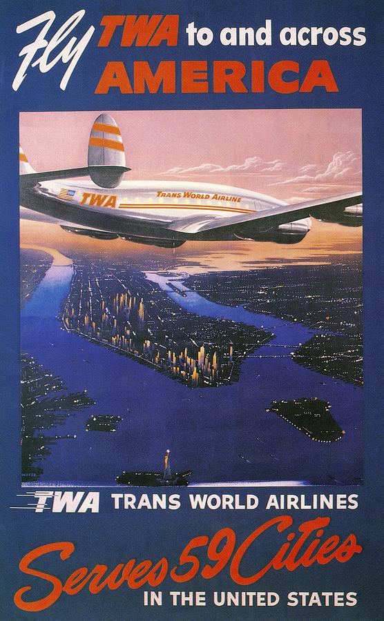 TRANS-WORLD AIRLINES 1950s Photograph by Granger