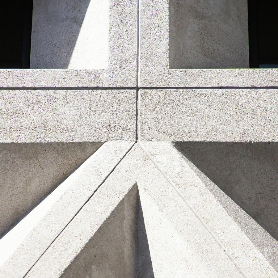 Transamerica Pyramid in San Francisco Abstract Geometry Details R737 sq2 Photograph by San Francisco