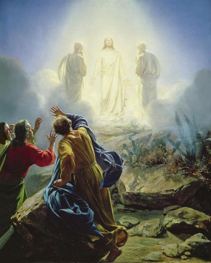 Jesus Christ Painting - Transfiguration of Jesus by Carl Bloch
