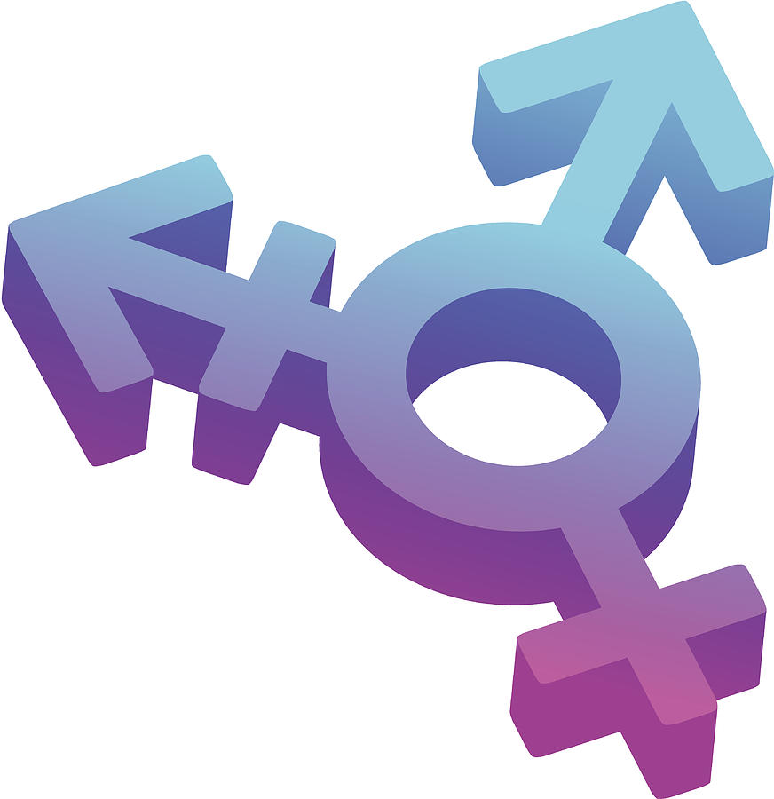 Transgender symbol Drawing by Traffic_analyzer