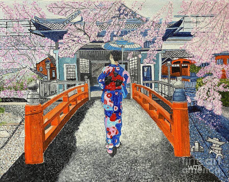 Transition-Kyoto Painting by William Bowers