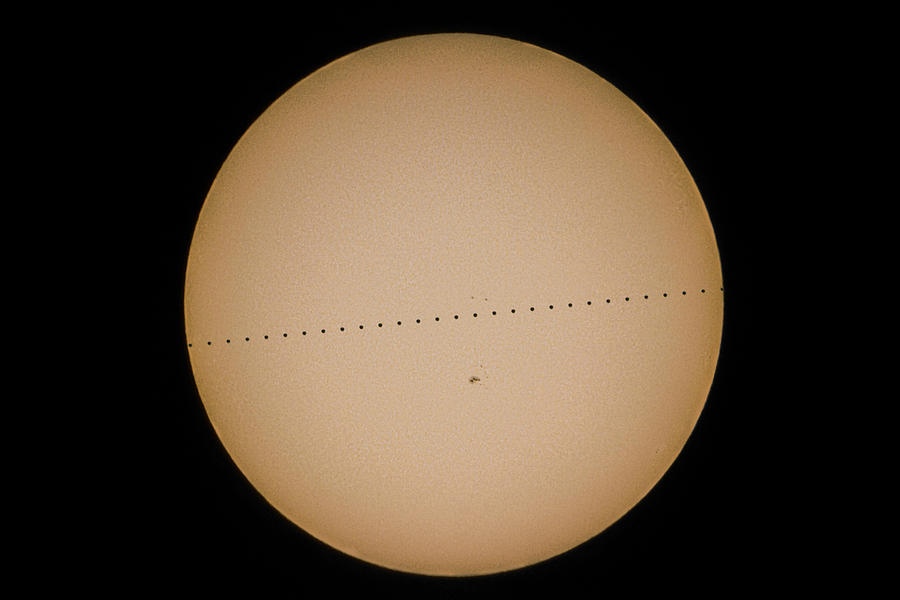 Transits of Mercury, Mercury Transit in Front of the Sun Photograph by Allexxandar