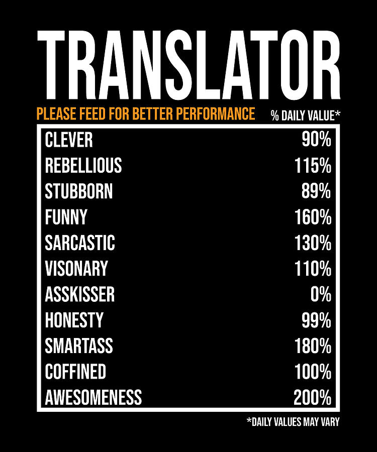 Translator Daily Value funny Translator Digital Art by Manuel Schmucker ...