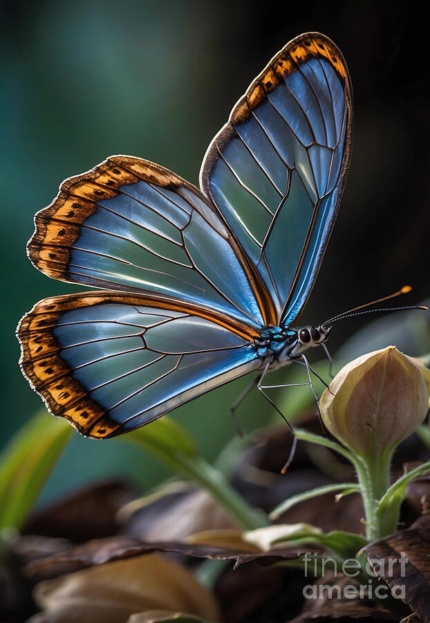 Butterfly Digital Art - Translucent Butterfly by Michelle Meenawong