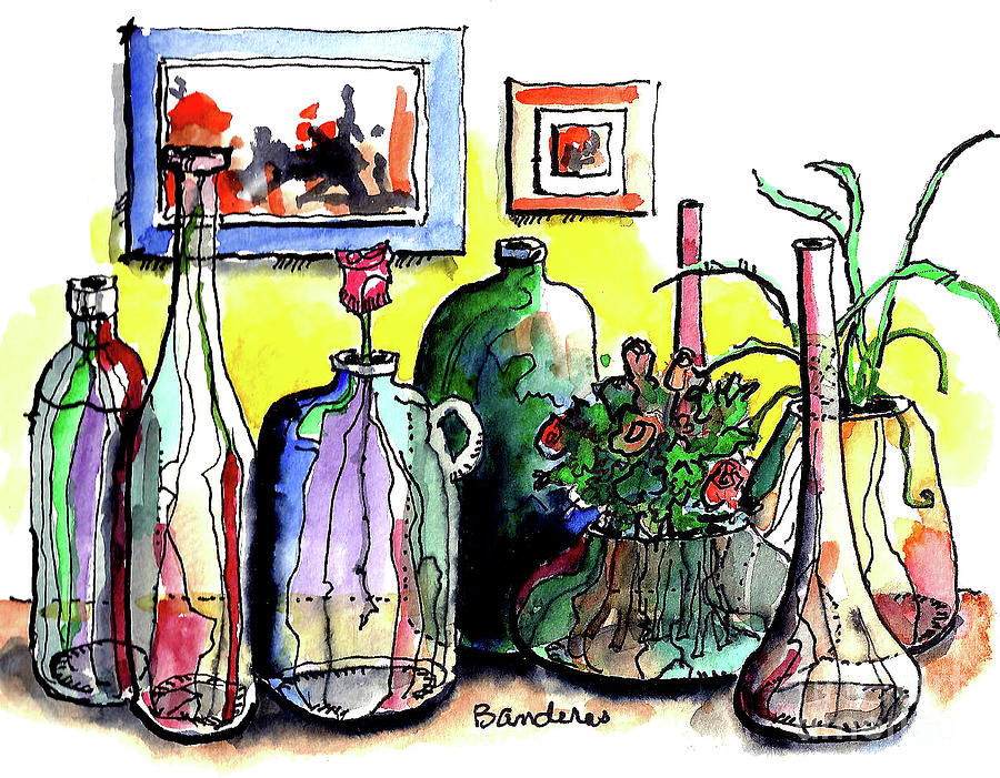 Translucent Still Life Painting by Terry Banderas