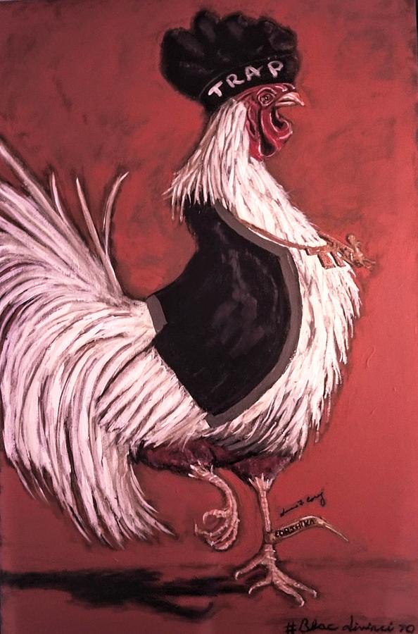 Trap Chicken Painting by Duane Corey