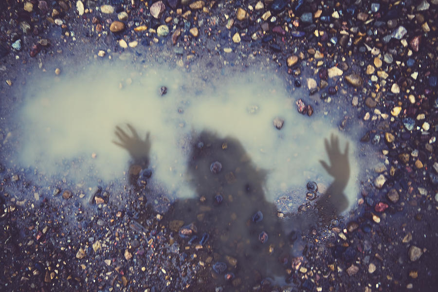 Trapped in a puddle Photograph by Ambre Haller
