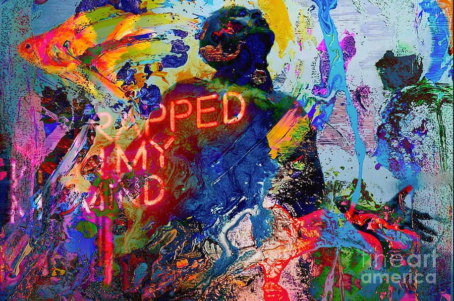 Trapped Mind Mixed Media by David Head