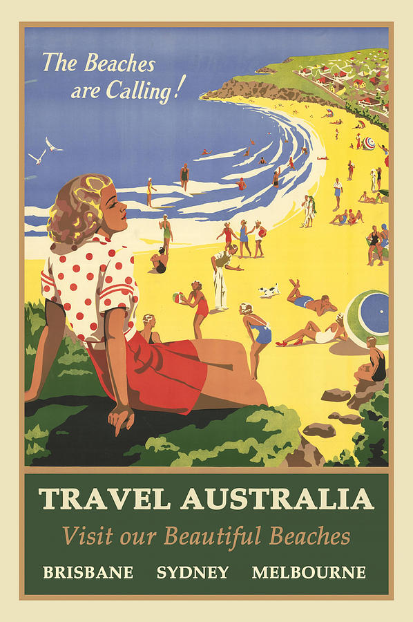 Travel Australia Beaches Digital Art by Long Shot