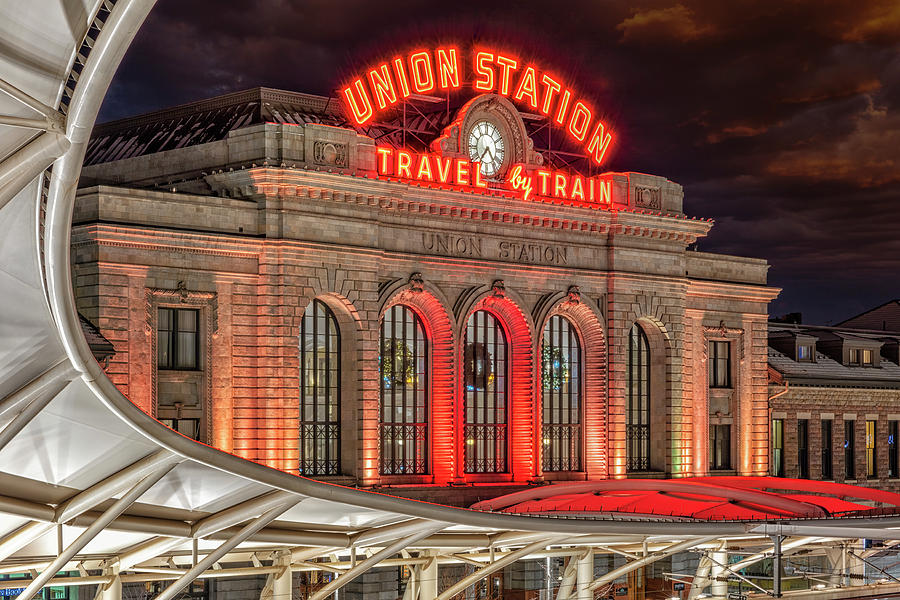 Travel by Train - Denver Union Station #4 Photograph by Stephen Stookey