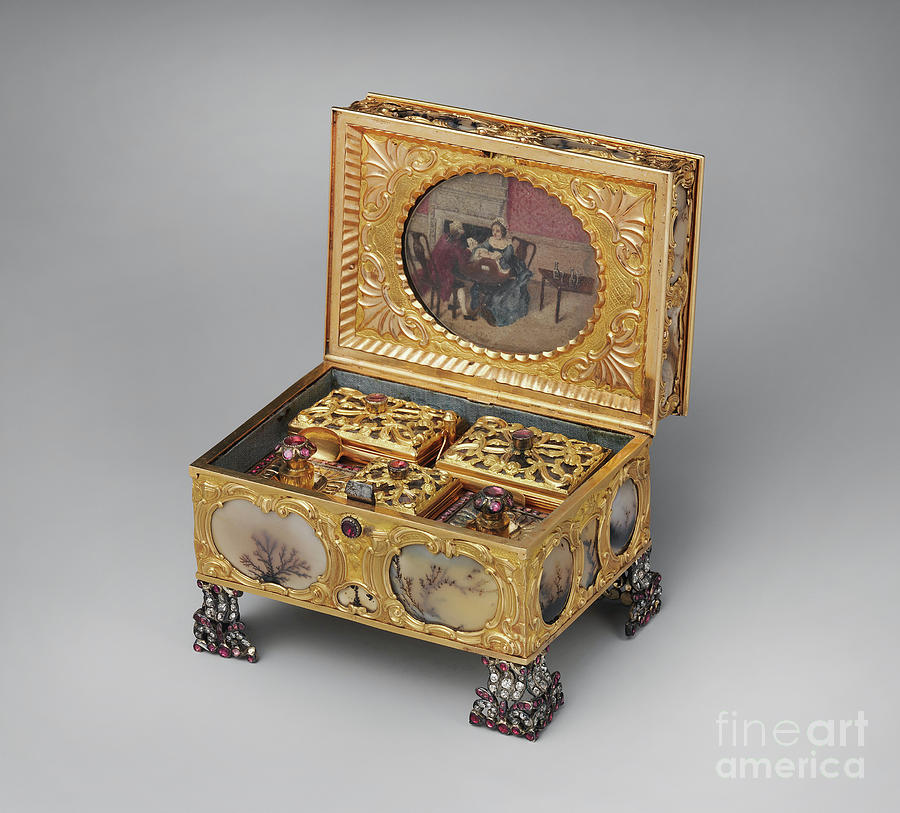 Travel Case With Open Top, 1770-72 Photograph by James Cox Travel Case With Open Top, 1770-72 Photograph by James Cox