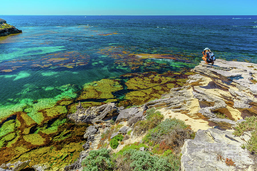 Travel photographer at Rottnest Island Photograph by Benny Marty
