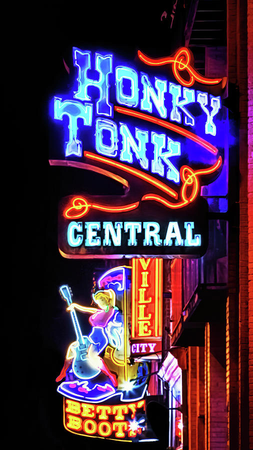Traveling the Honky Tonk Highway Photograph by Susan Rissi Tregoning
