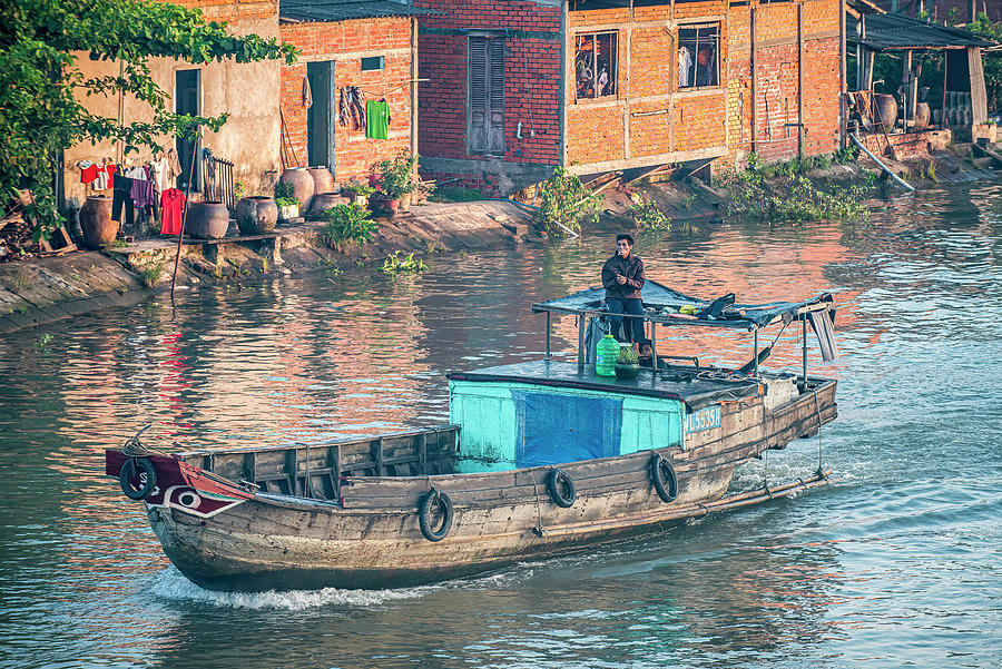 Mekong River Photograph - Traveling The Mekong by Marla Brown