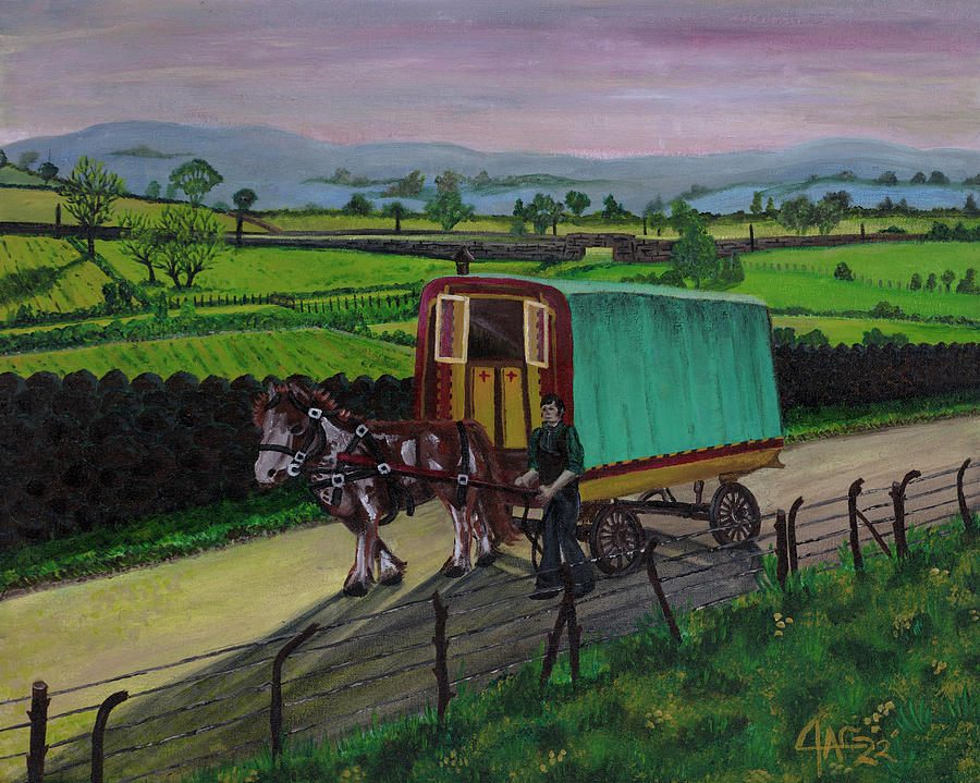Traveller On Appleby Road Painting by The GYPSY