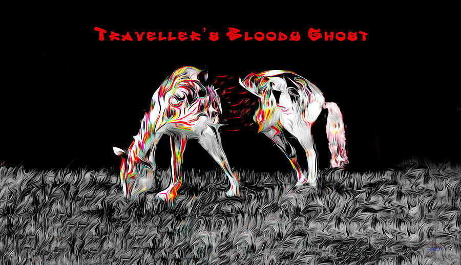 Travellers Bloody Ghost Digital Art by Joe Paradis
