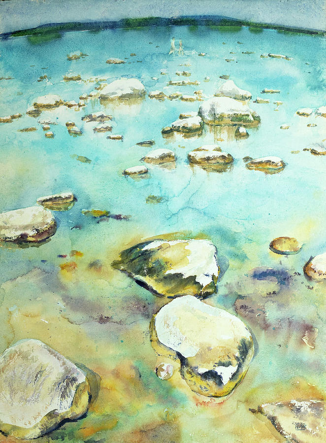 Traverse Bay Painting by Lisa Tennant
