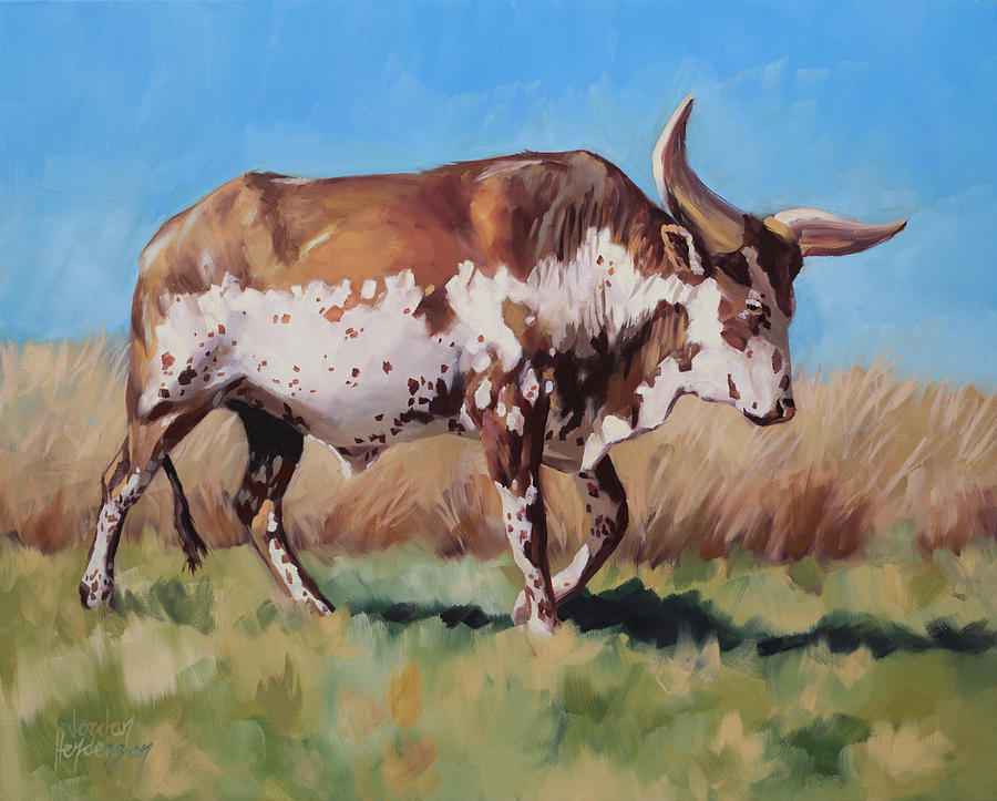 Traversing the Pasture Painting by Jordan Henderson