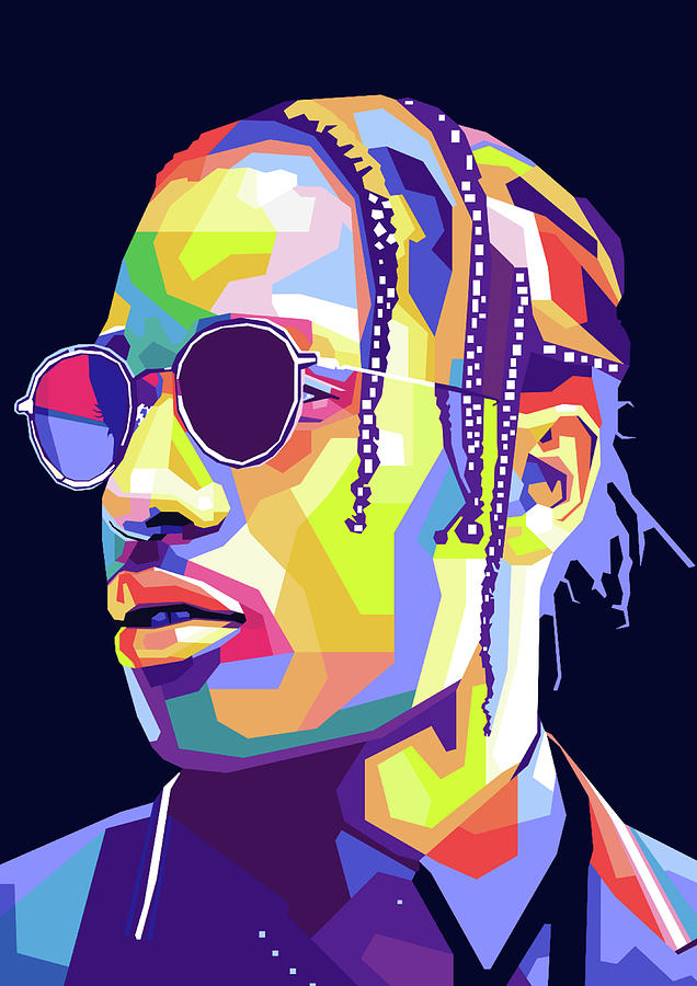 Travis Scott Wpap Pop Art Drawing by NganTHREE Art | Pixels