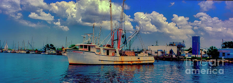 Trawler Ameeigana Tarpon springs Florida Photograph by Tom Jelen