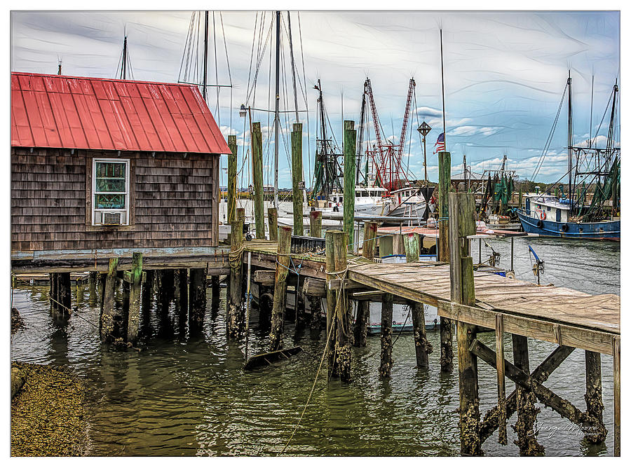 Trawlers On Shem Creek Photograph by George Moore