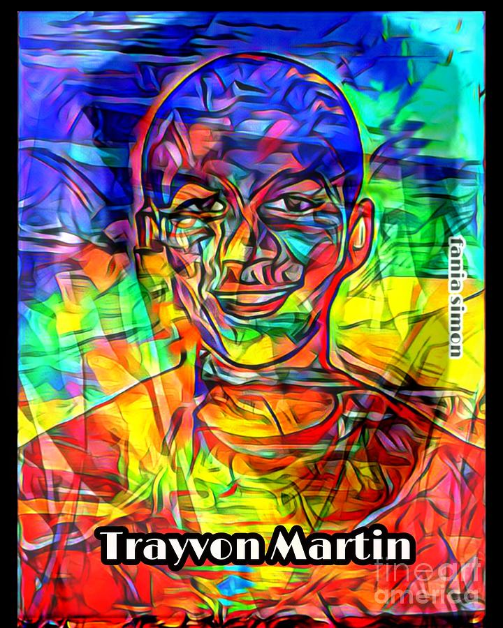 Trayvon  Martin  Mixed Media by Fania Simon