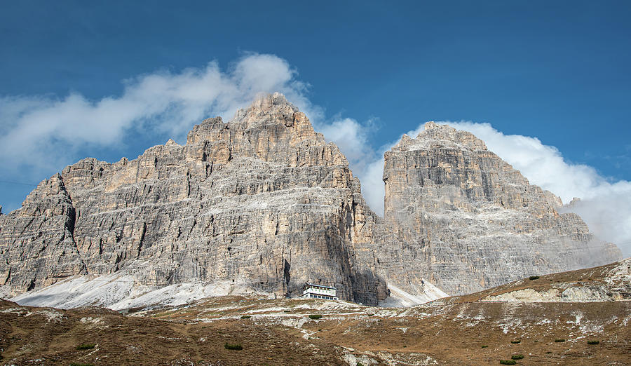 Tre Cime di Lavaredo peaks in the Italian alps Photograph by Michalakis Ppalis