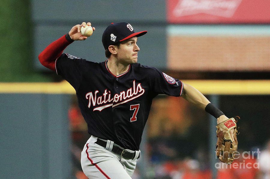 Trea Turner Photograph by Mike Ehrmann Trea Turner Photograph by Mike Ehrmann