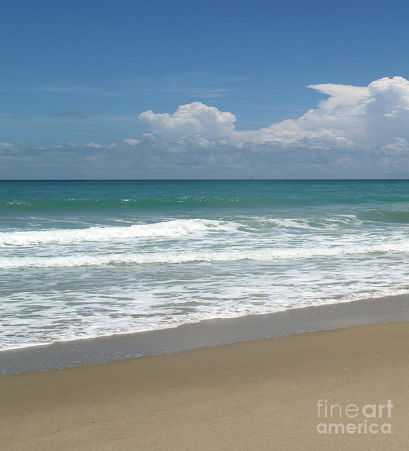 Treasure Coast Beach Florida Seascape C6L P1016507 Photograph by Ricardos Creations