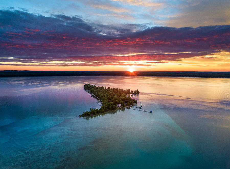 Treasure Island Aqua Sunrise Photograph by Ron Wiltse