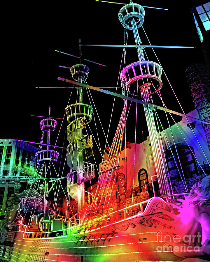 Treasure Island Ship Digital Art by John Kain