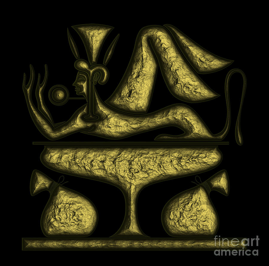 Treasure keeper - mythical creature Digital Art by Michal Boubin