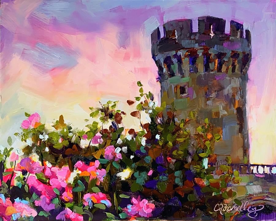 Treasure Tower Painting by Chris Brandley