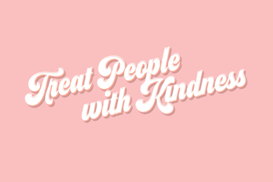 Treat People With Kindness Poster cool nostalgia Painting by Clark ...