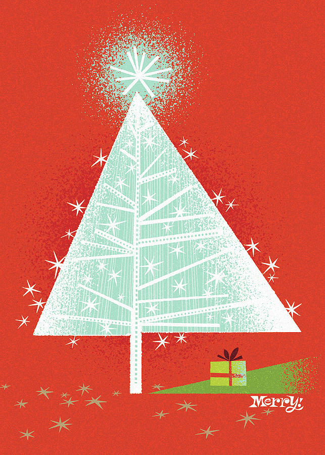 Christmas Digital Art - Tree 05 Christmas Card by Daniel Guidera