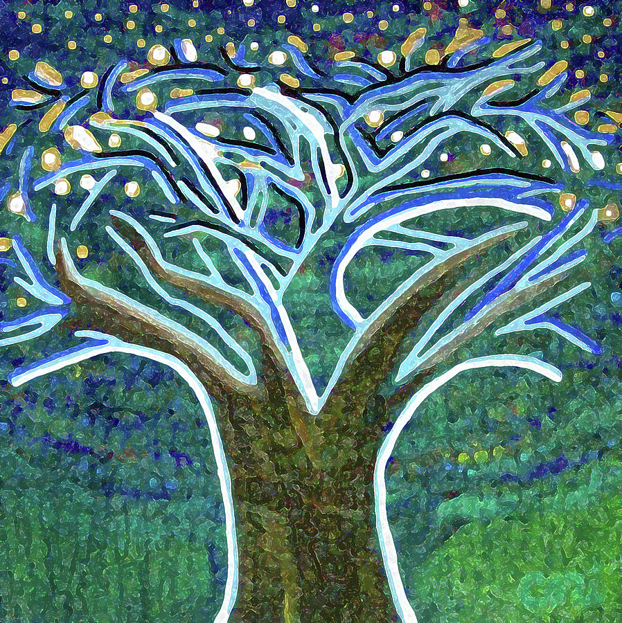 Tree 1128 Painting by Corinne Carroll