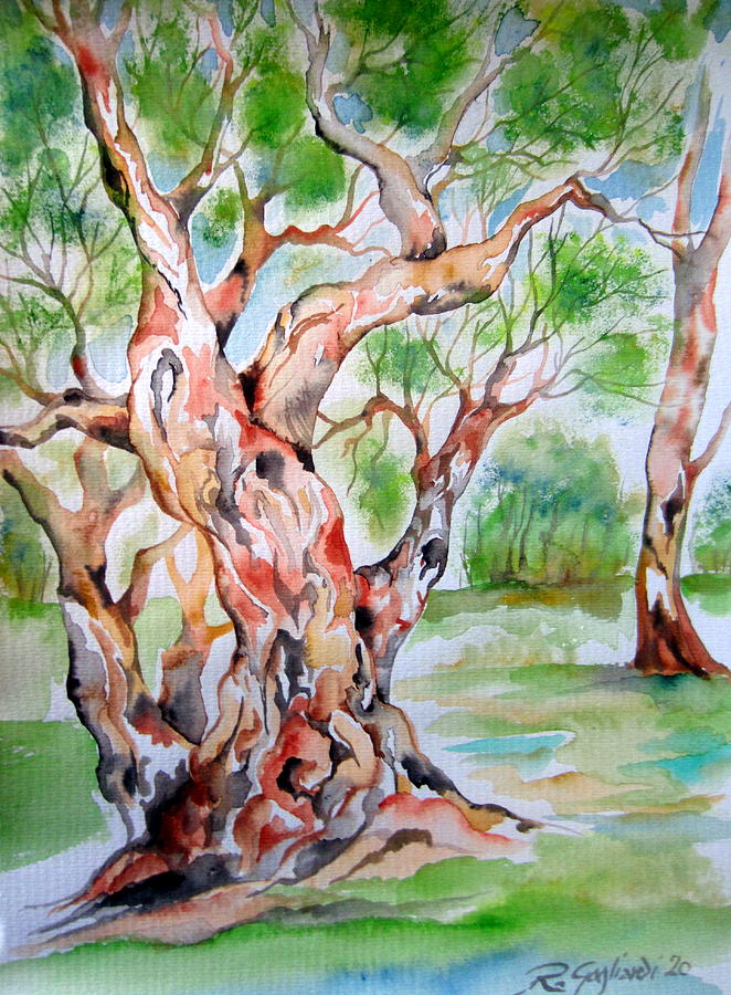 Tree and Forest Painting by Roberto Gagliardi
